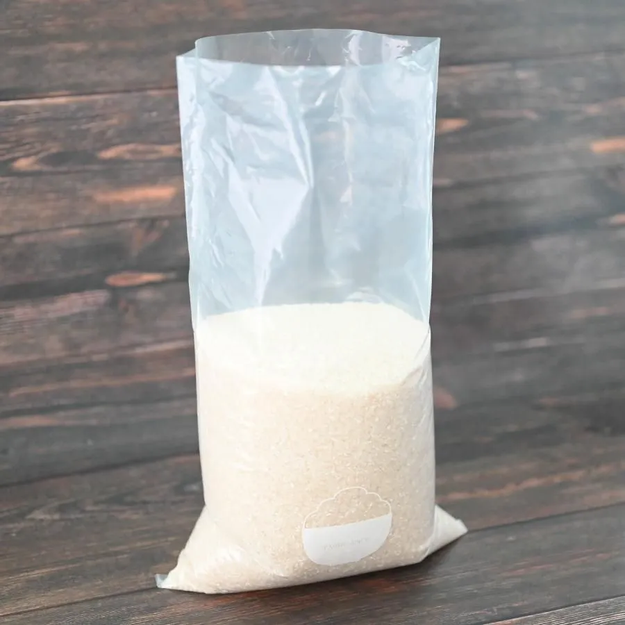 ｴﾝﾊﾞﾗﾝｽ ﾗｲｽﾊﾞｯｸﾞ お米をいれた様子