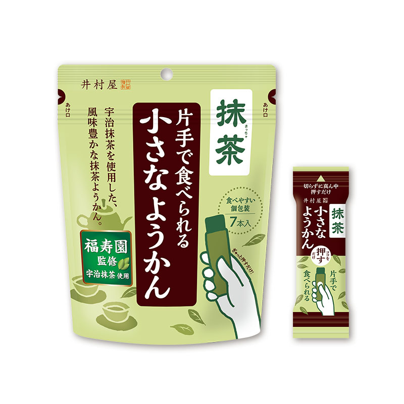 井村屋㈱ 片手で食べられる小さなようかん 抹茶 商品画像