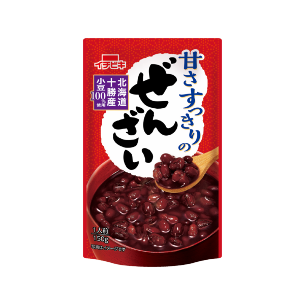 イチビキ製　甘さすっきりのぜんざいのパッケージ画像