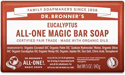 ドクターブロナー マジックソープバー（ユーカリ）のパッケージ画像